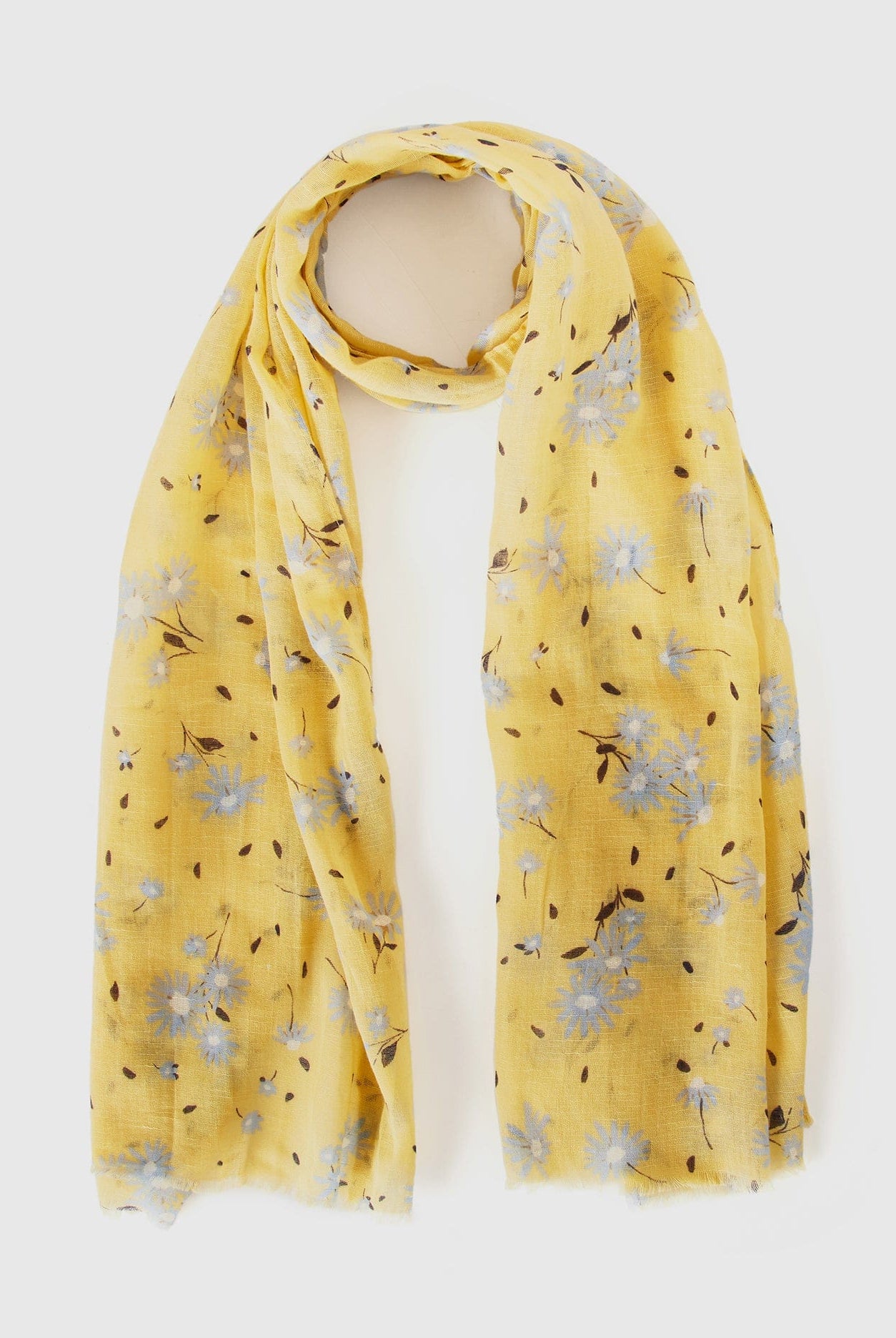 يونايتد كولورز اوف بينيتون وشاح من الكتان والقطن