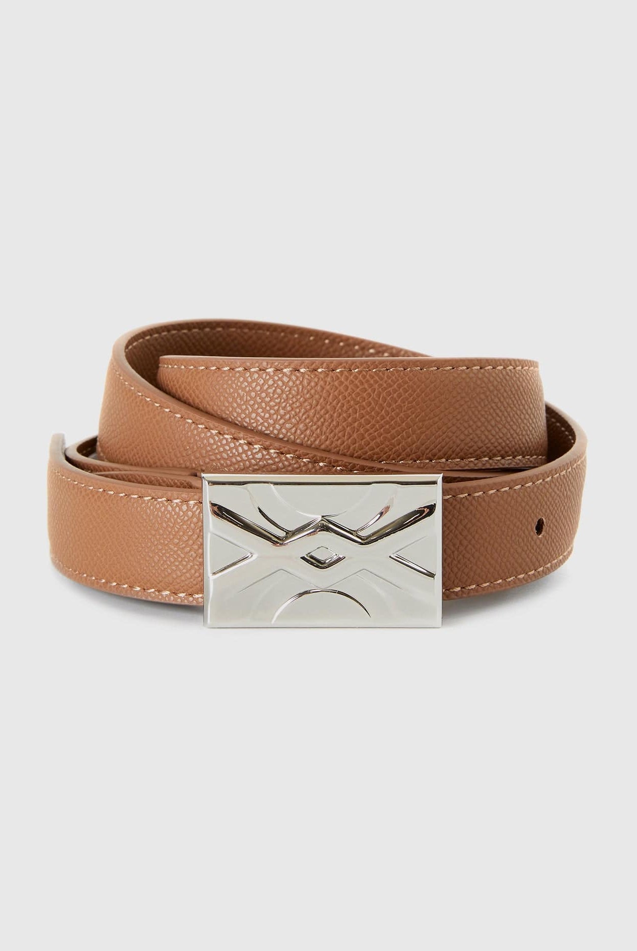 يونايتد كولورز اوف بينيتون حزام رفيع جلد