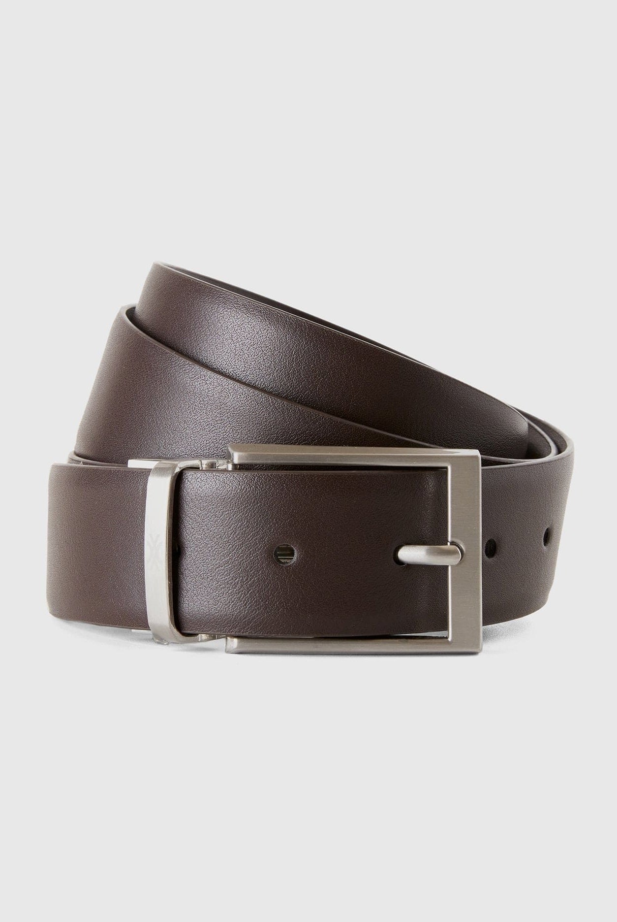 يونايتد كولورز اوف بينيتون حزام من الجلد الصناعي رجالي