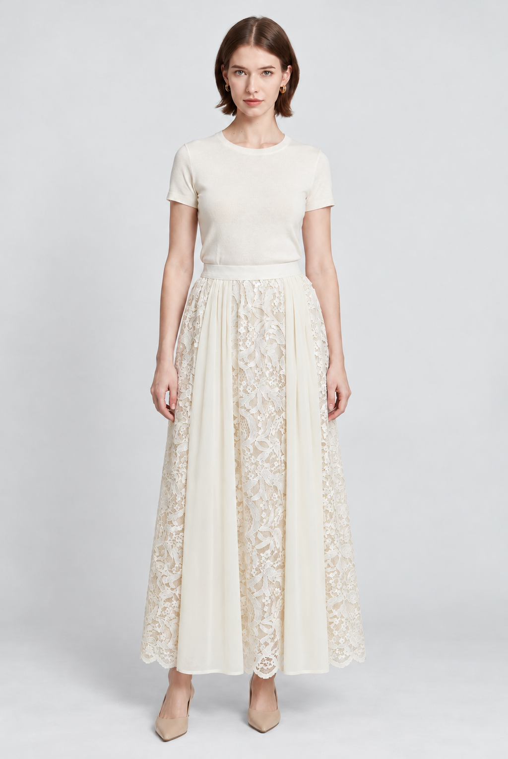 CH014-21Q203 white full front - model Maria