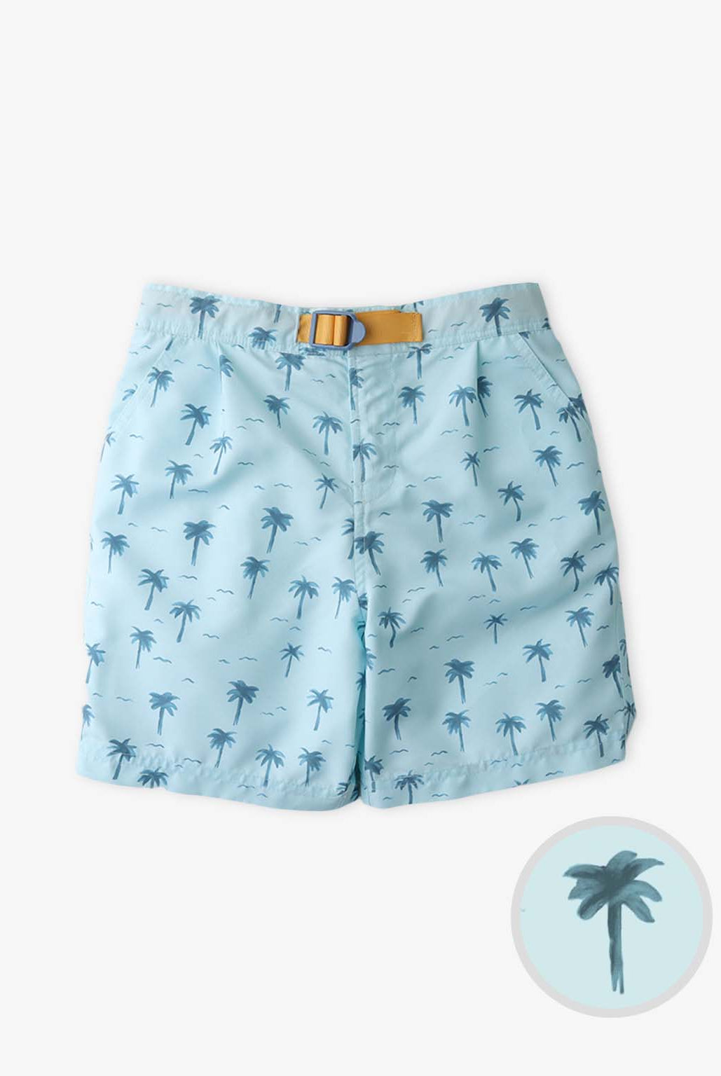 جينجرسنابس شورت سباحة للأولاد مشجر أخضر