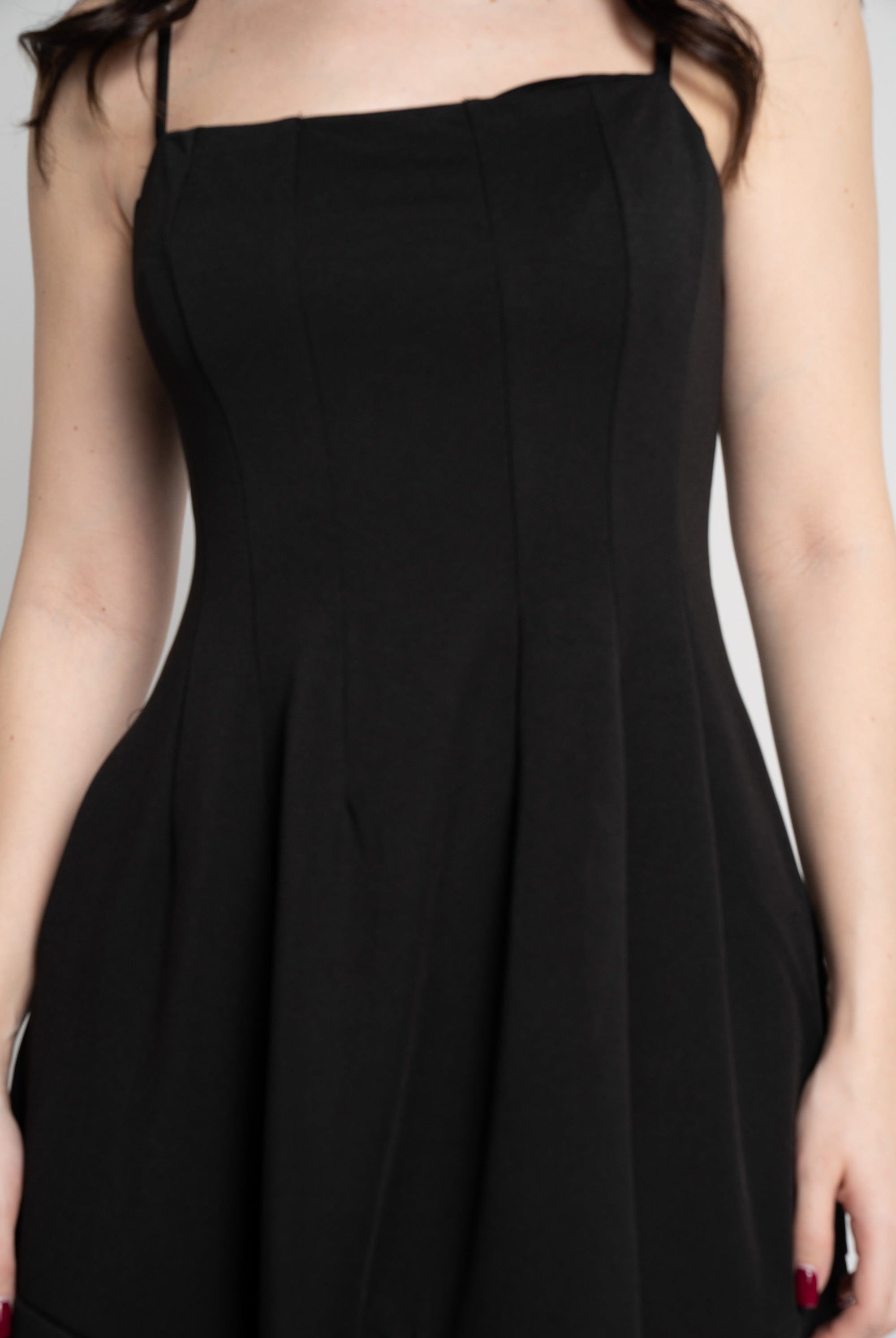 نتشي فستان ميدي بلا أكمام منقوش نسائي