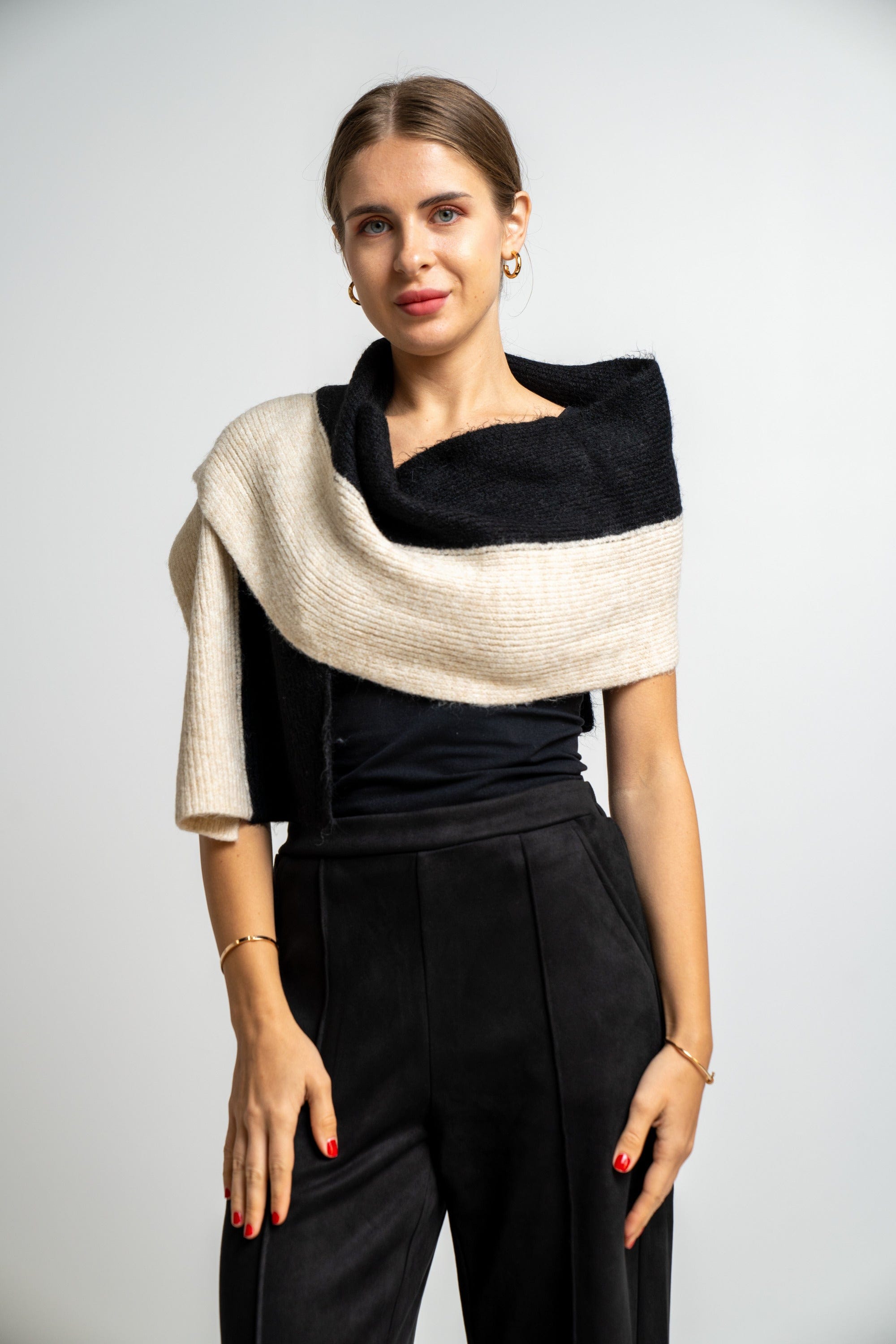 ميكا شال لونين صوف نسائي