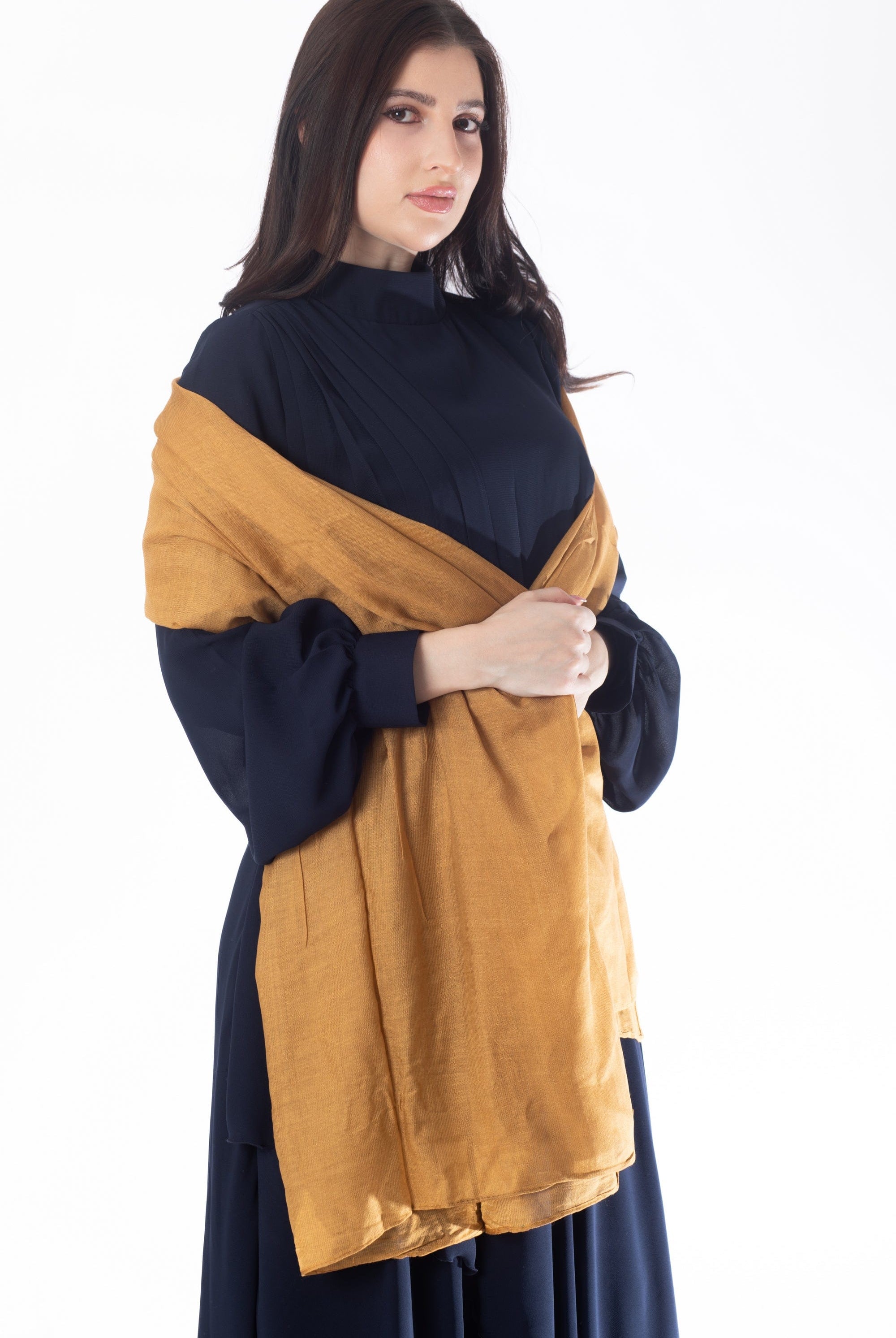 وشاح نسائي طويل سادة نسائي