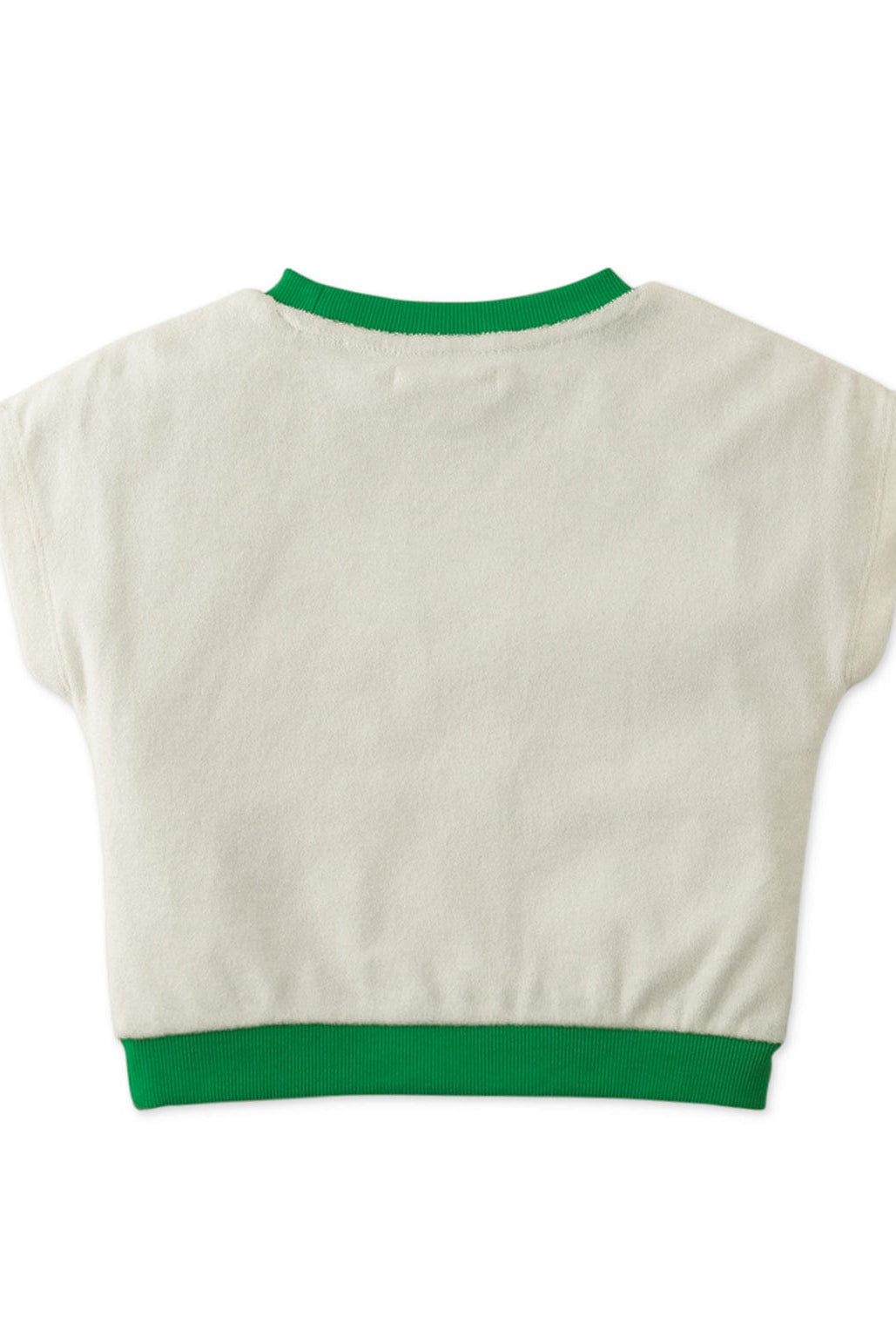 جينجرسنابس تيشيرت بناتي بسمايلي كم قصير أوف وايت