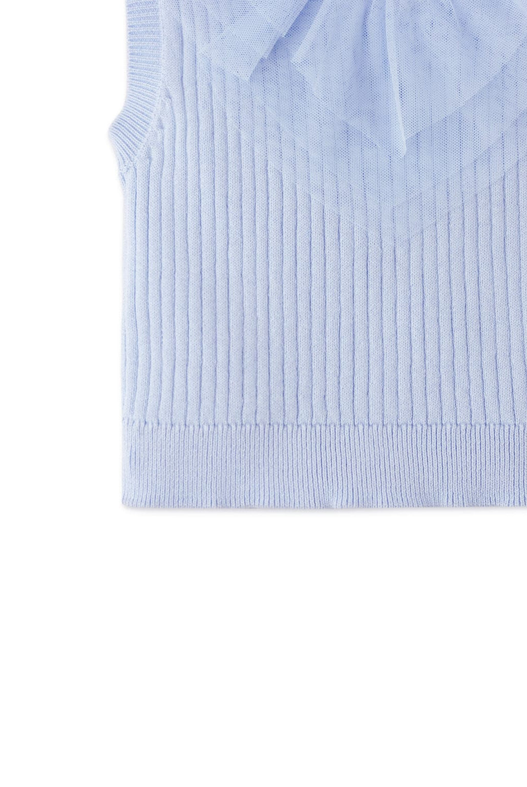 جينجرسنابس بلوزة بناتي مضلعة مكشكشة أرجواني