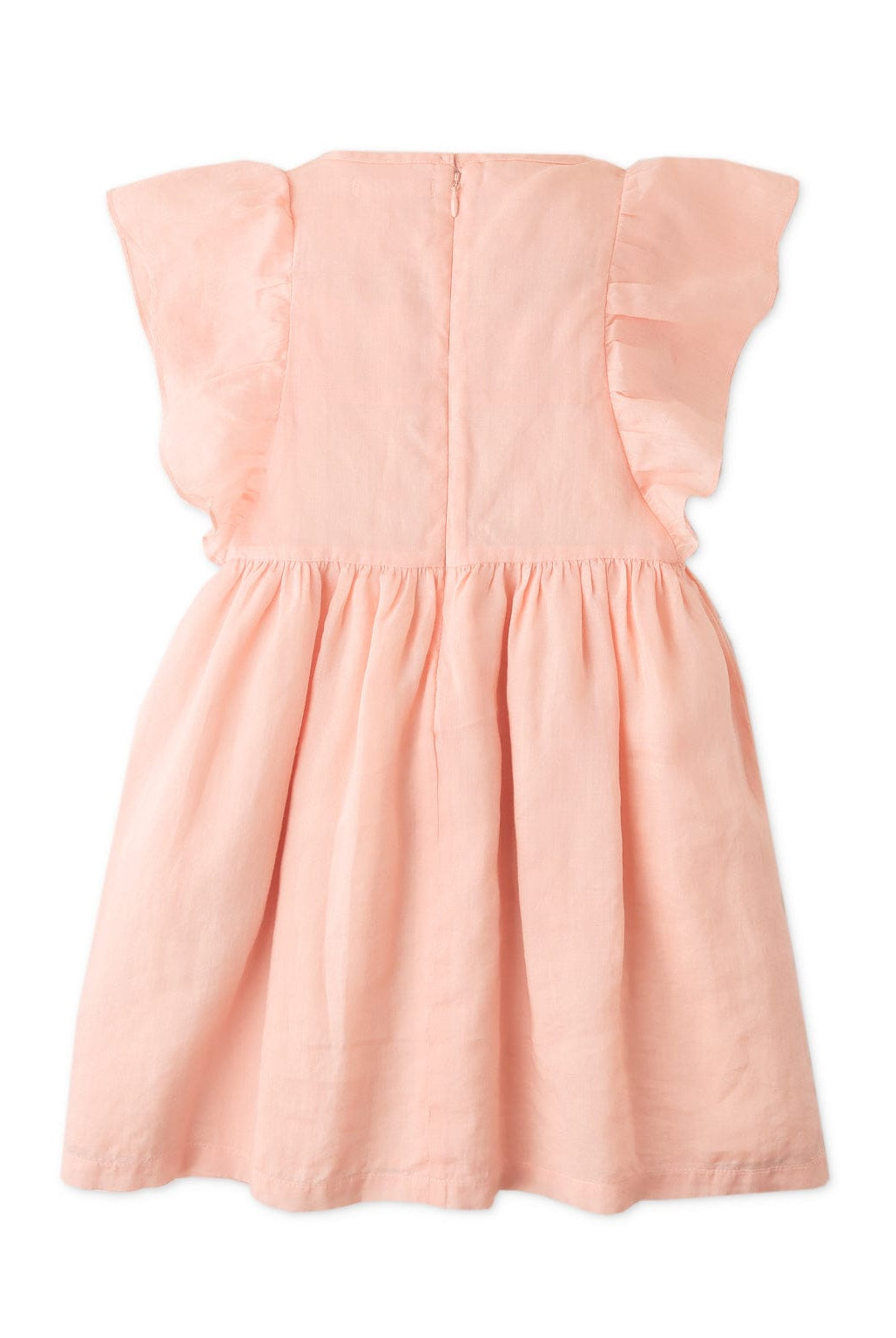 جينجرسنابس فستان بناتي بكشكشه من الصدر