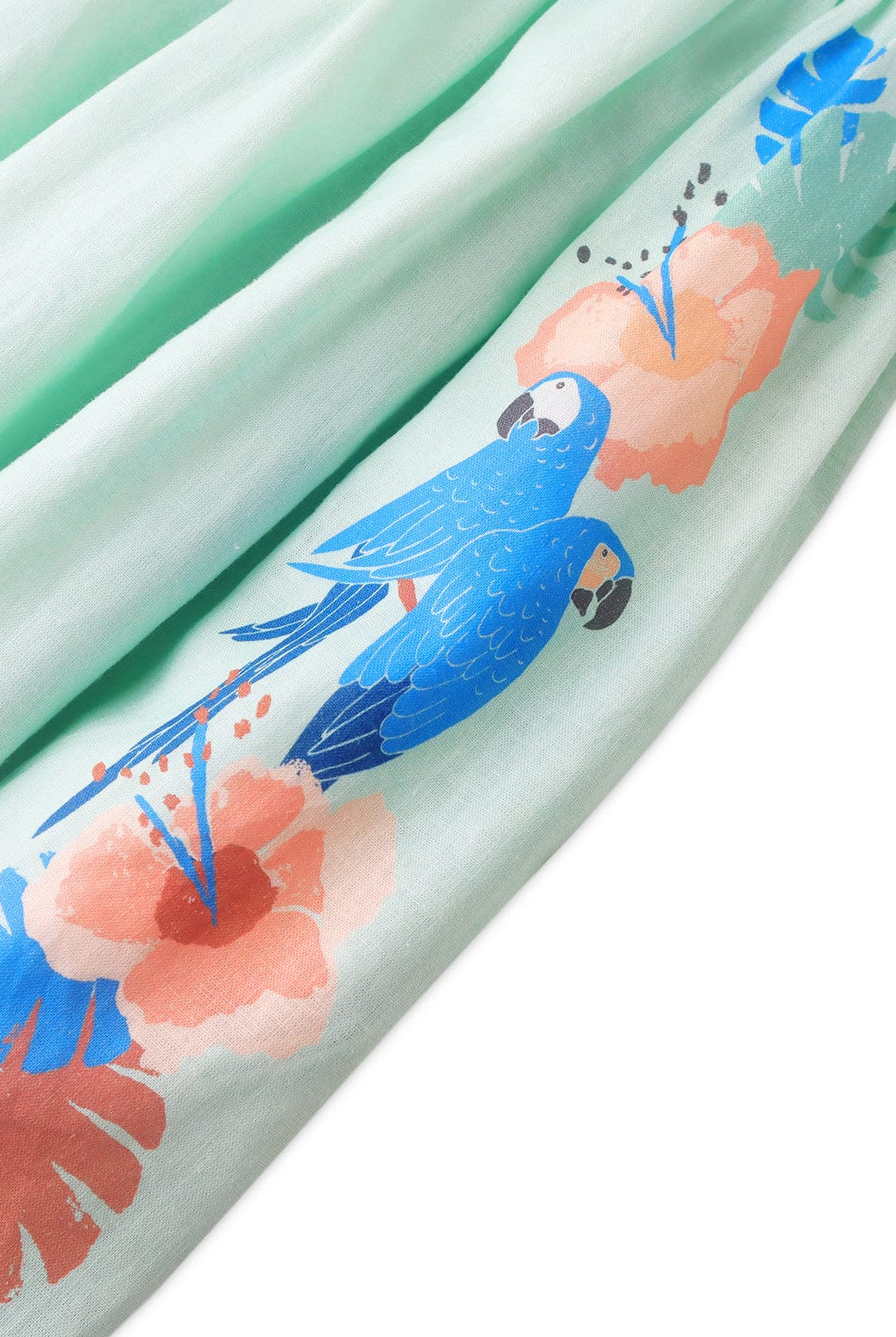 جينجرسنابس فستان بناتى بنقشة من الجنبين