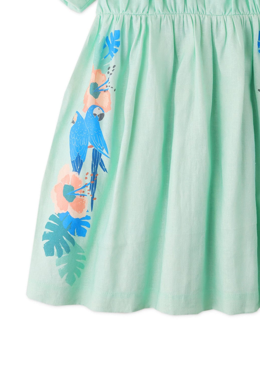 جينجرسنابس فستان بناتى بنقشة من الجنبين