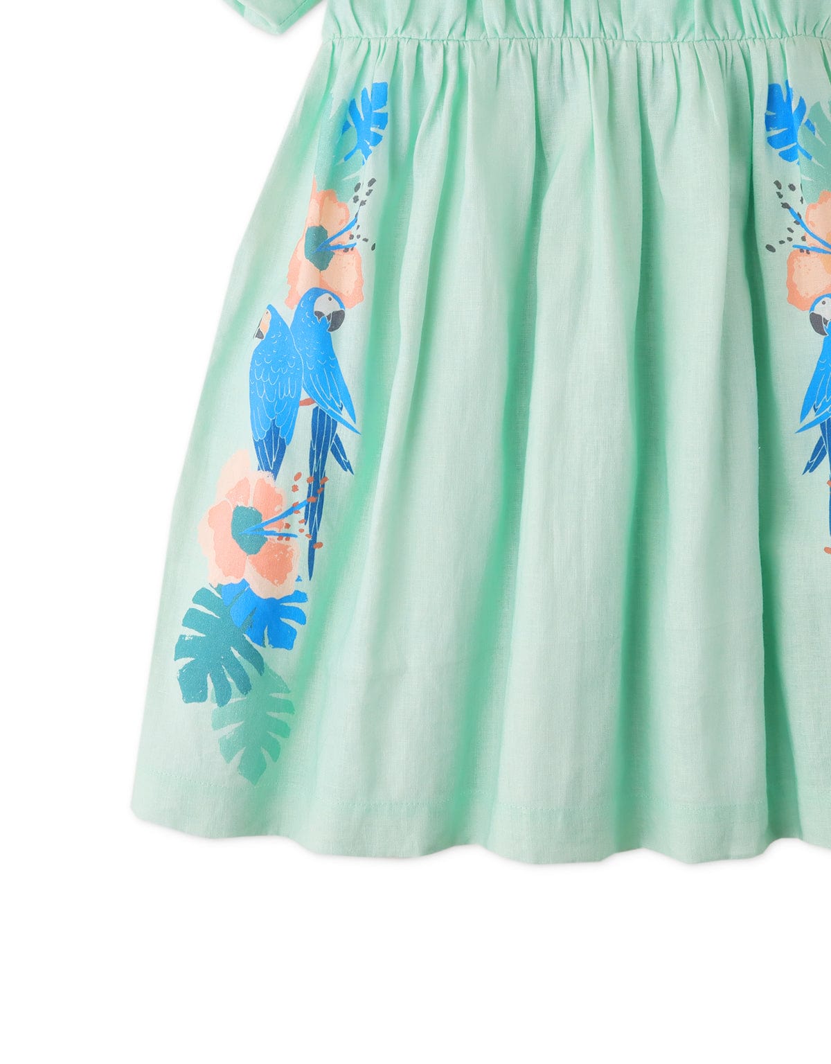 جينجرسنابس فستان بناتى بنقشة من الجنبين