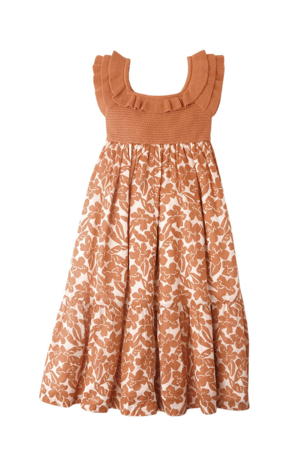 جينجرسنابس فستان بناتى بكتف طبقات