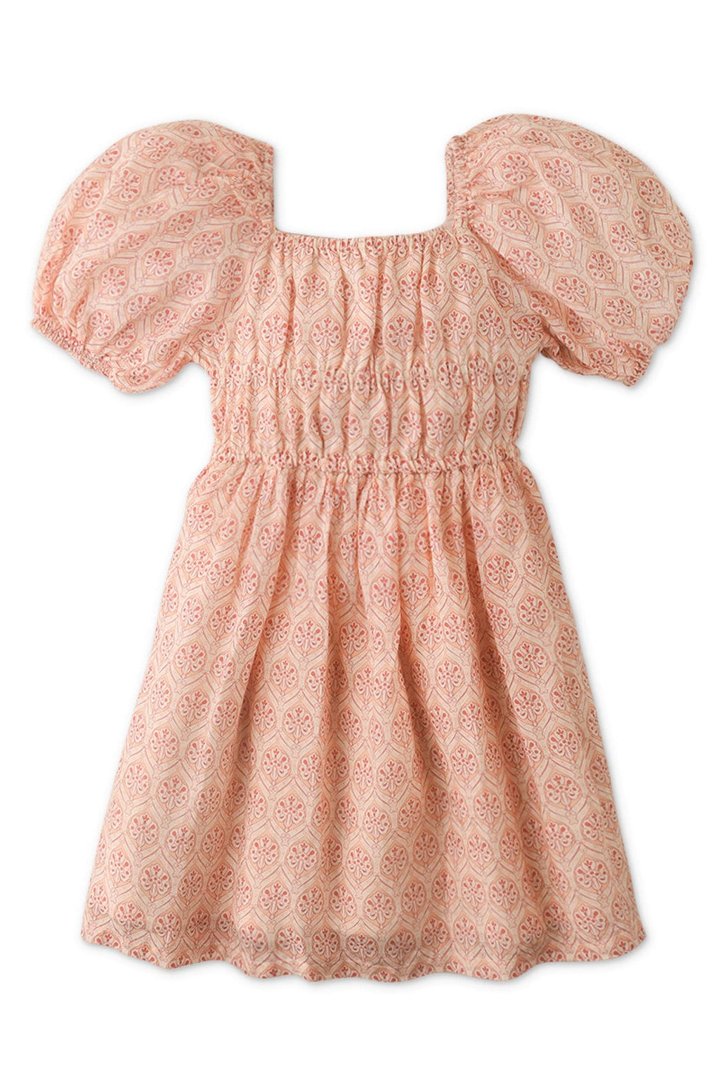 جينجرسنابس فستان منقوش كم منفوش قصير بناتى