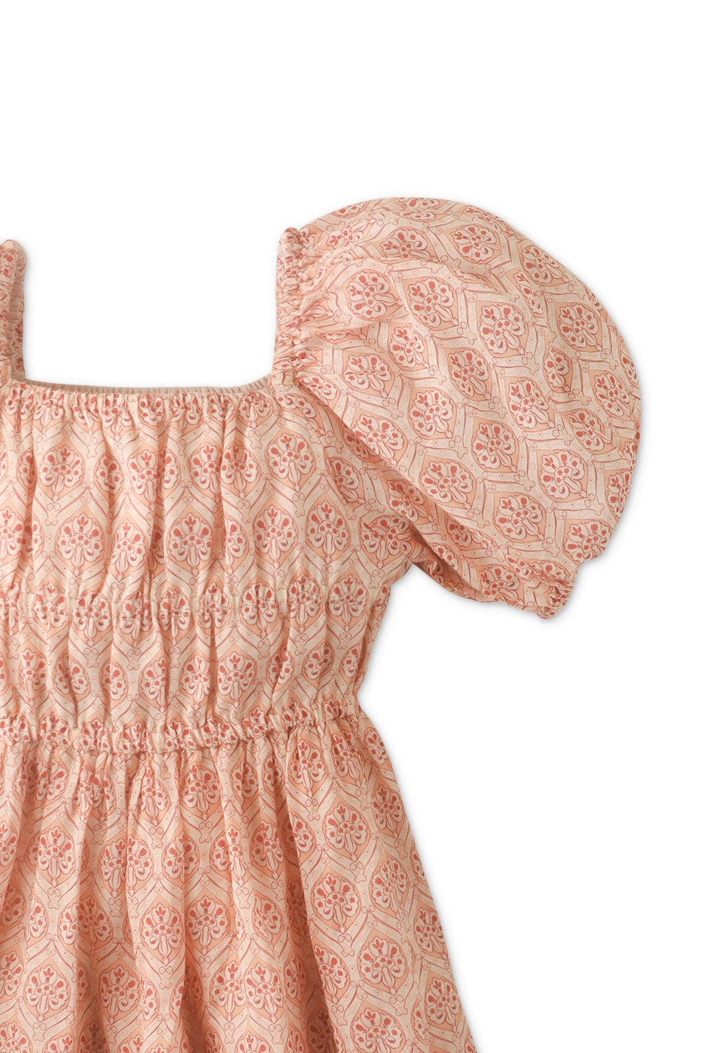 جينجرسنابس فستان منقوش كم منفوش قصير بناتى