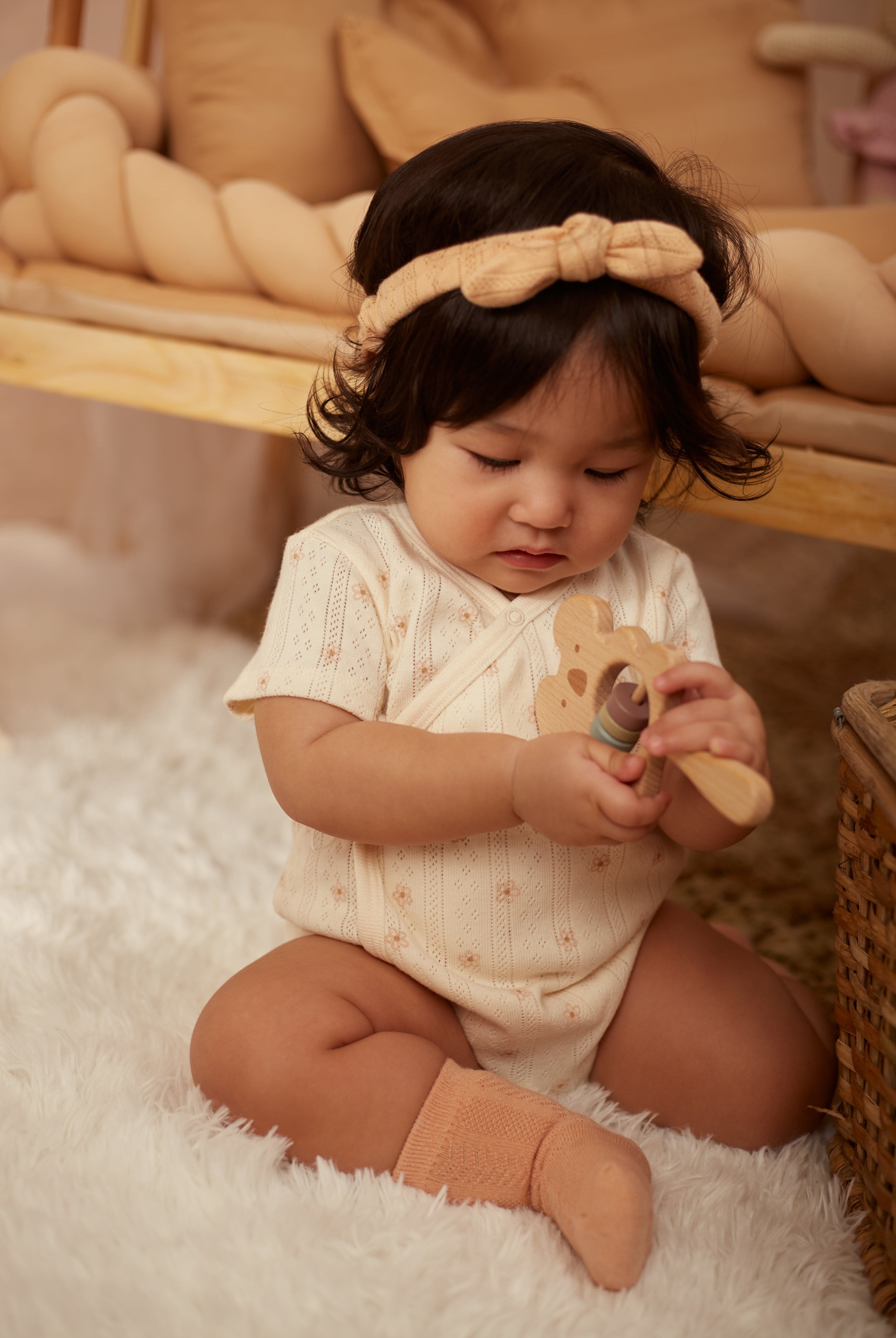 جينجرسنابس سالوبيت بناتي رضع مخرم نص كم متعدد الألوان