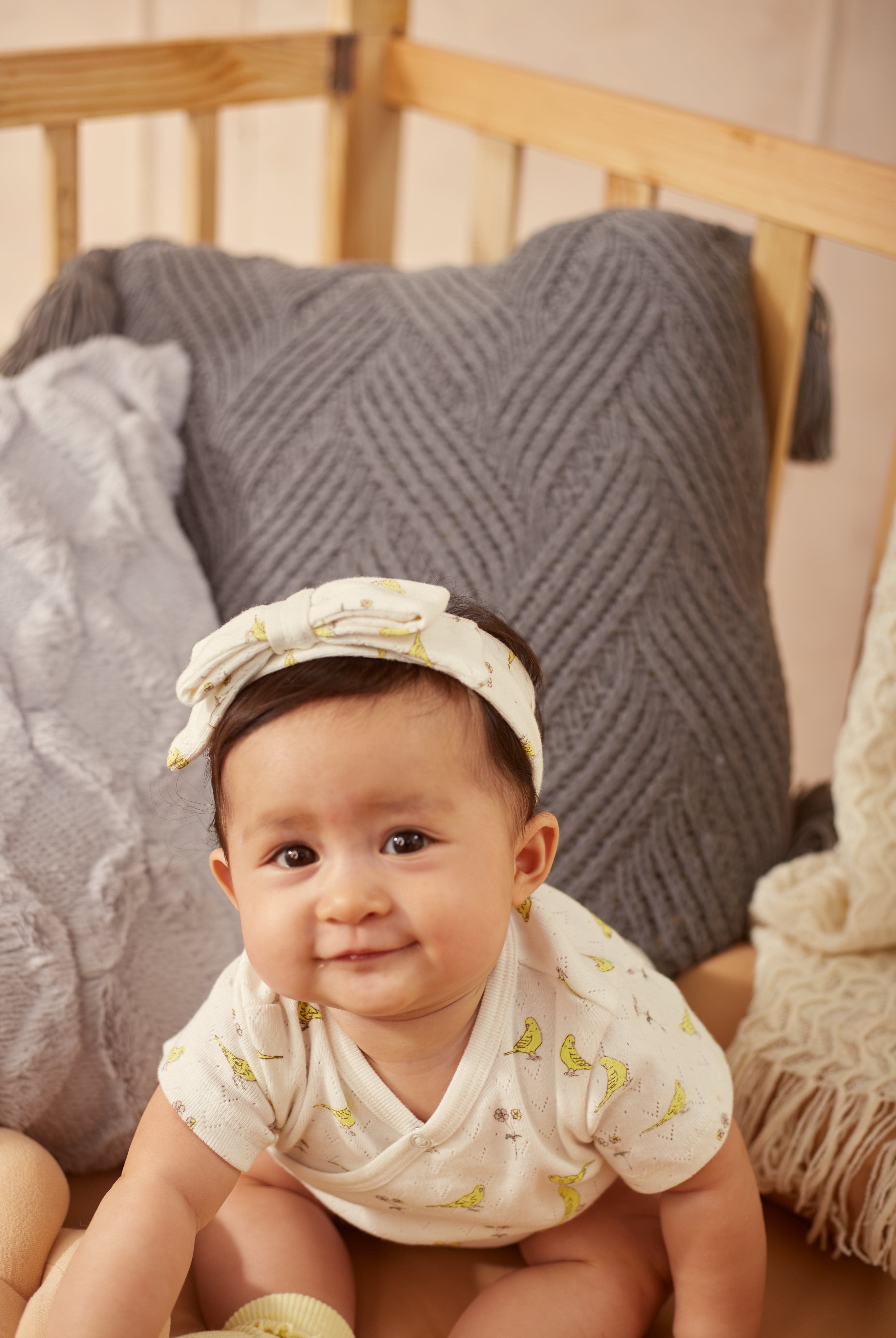 جينجرسنابس سالوبيت بناتي رضع منقوش طيور وزهور متعدد الألوان