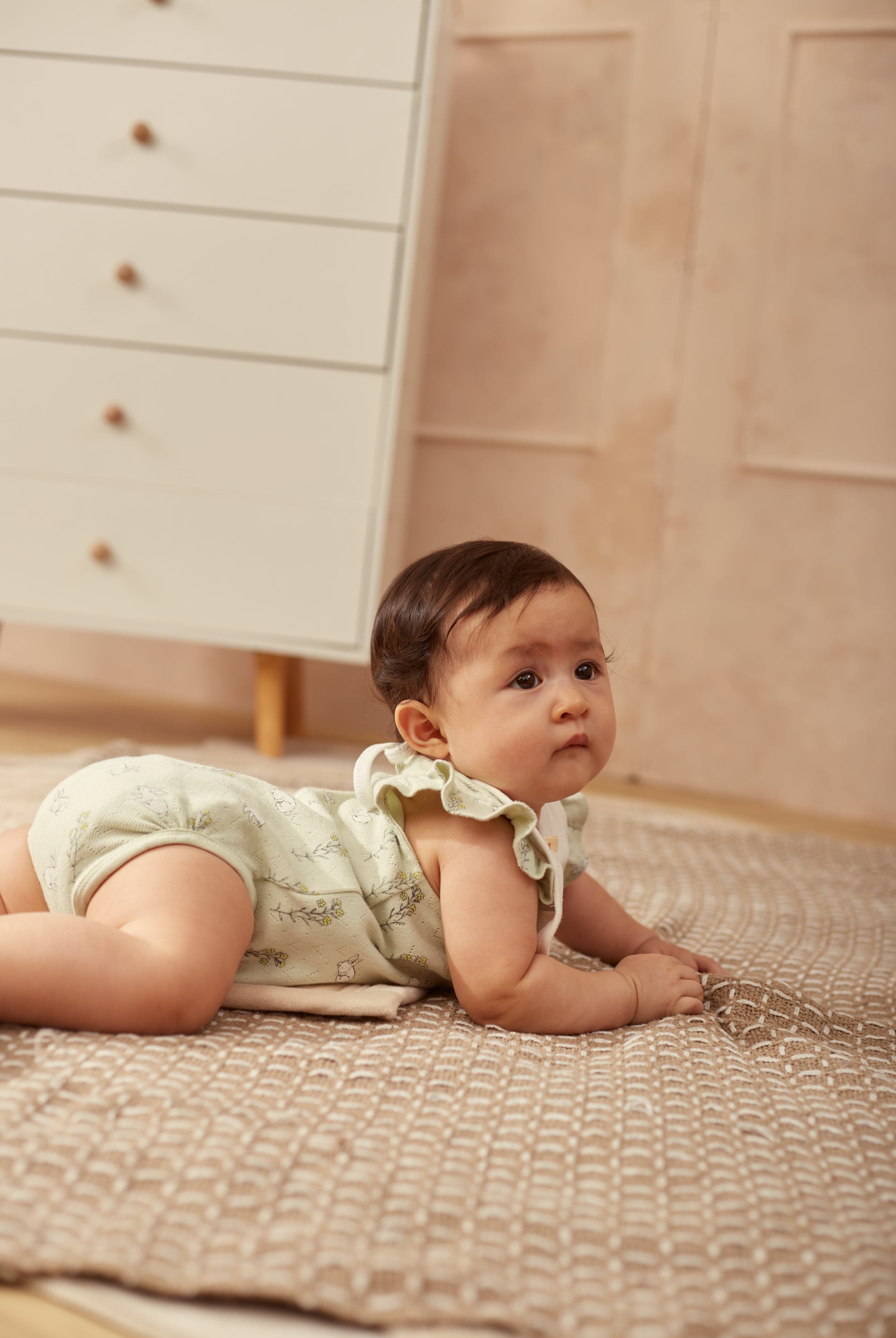 جينجرسنابس سالوبيت بناتي رضع منقوش بزهور متعدد الألوان