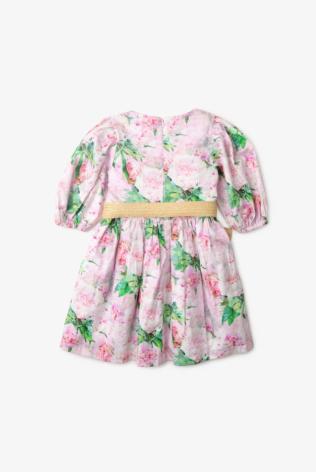 جينجرسنابس فستان بناتي مورد بف منفوش متعدد الألوان