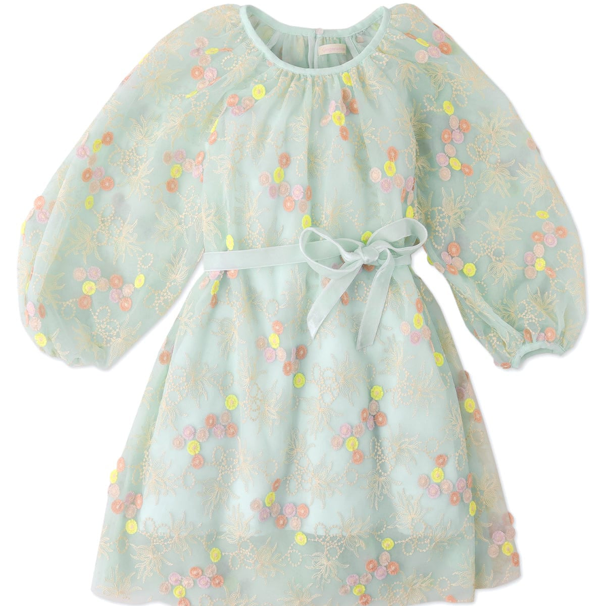 جينجرسنابس فستان ببطانه بكم بطبعة بناتى