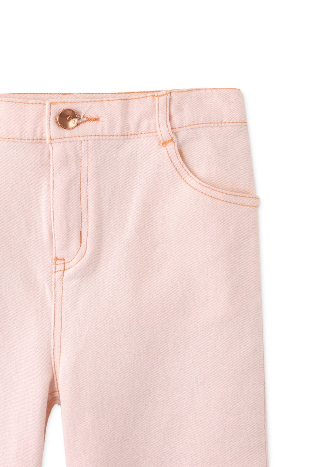 جينجرسنابس بنطلون بناتي سادة وردي وردي