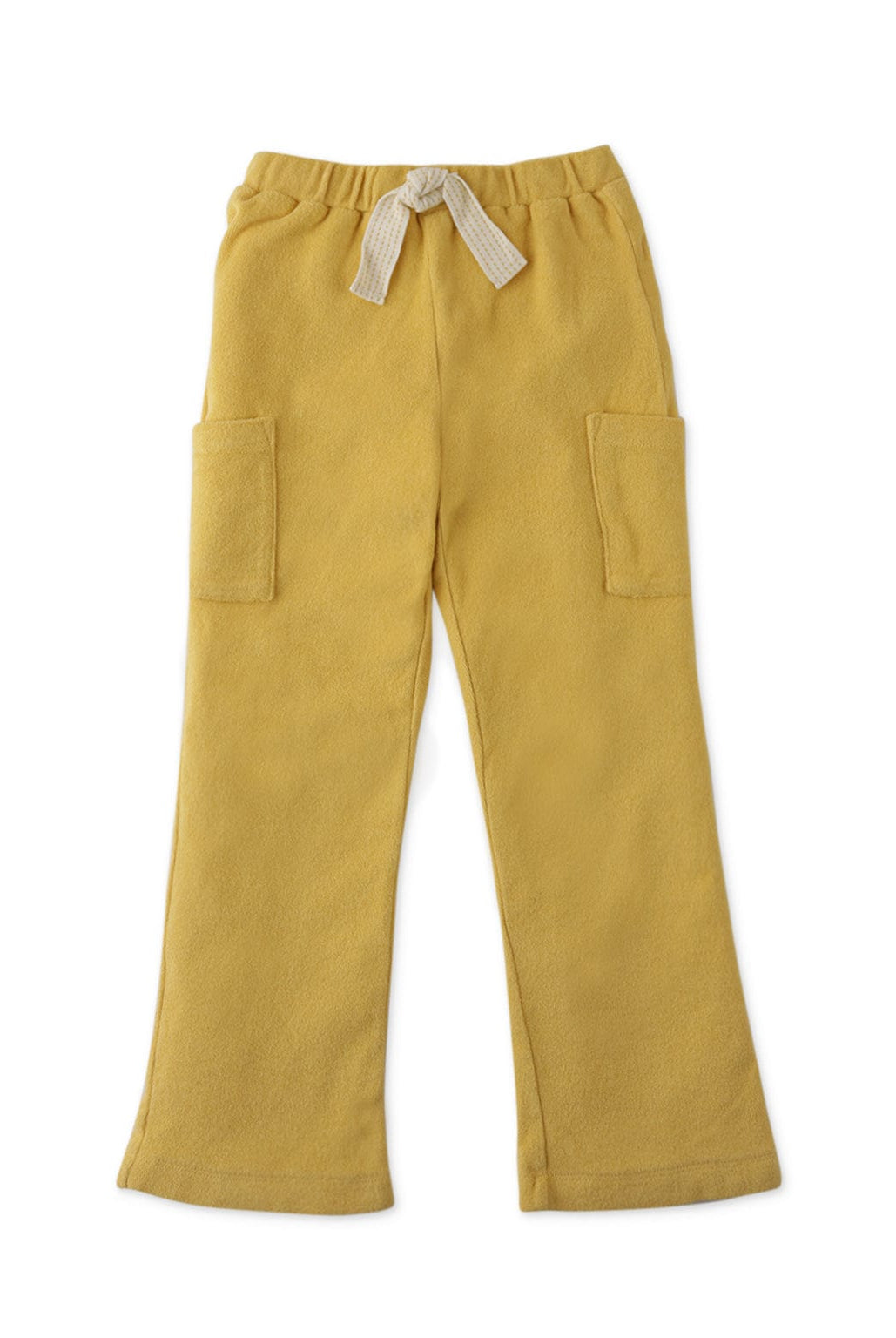 جينجرسنابس بنطلون سادة بجيوب جانبية بناتي أصفر