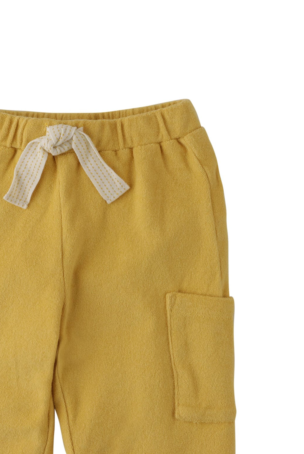 جينجرسنابس بنطلون سادة بجيوب جانبية بناتي أصفر