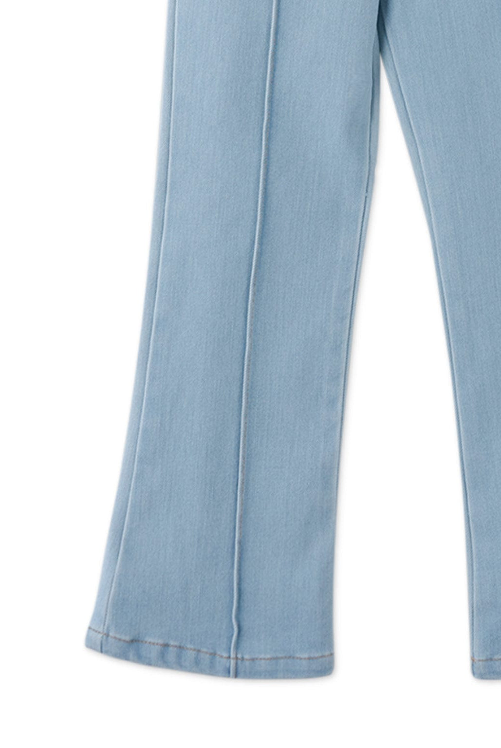 جينجرسنابس بنطلون بناتي واسع من أسفل أزرق