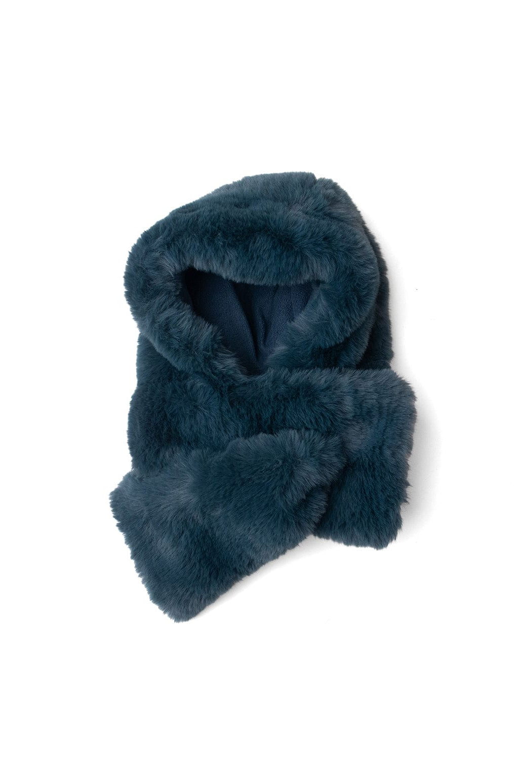 جينجرسنابس سكارف بناتي فرو أزرق