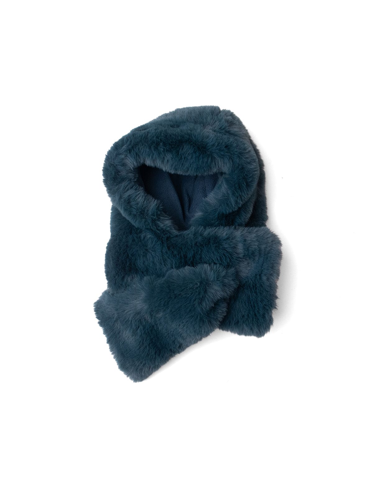 جينجرسنابس سكارف بناتي فرو أزرق