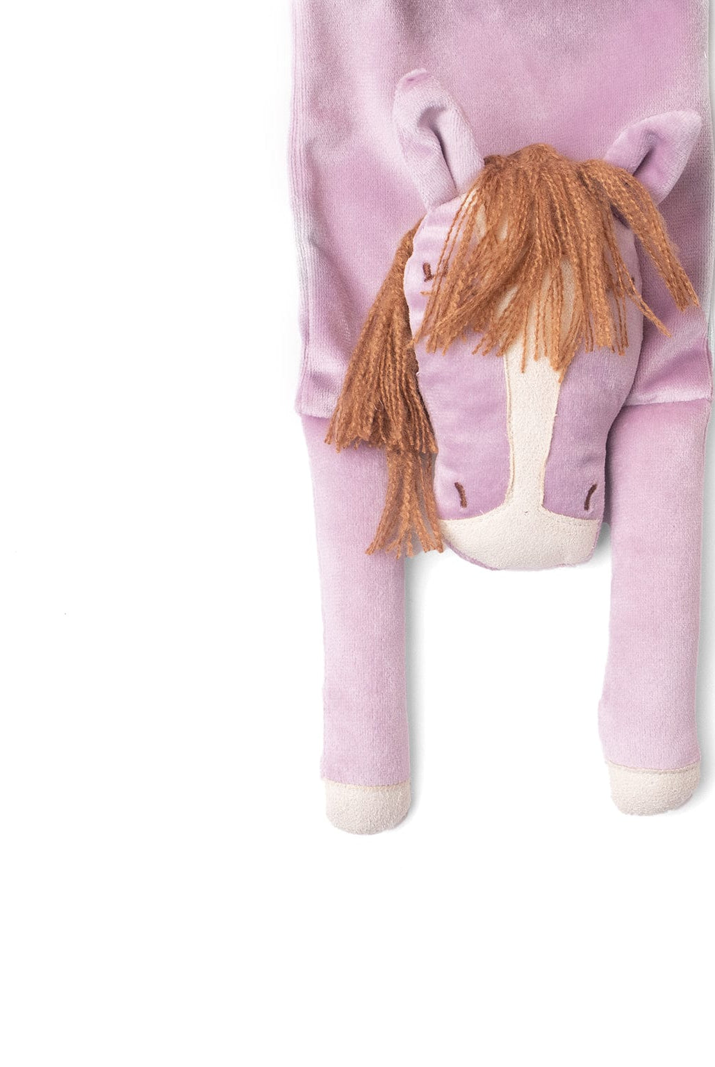 جينجرسنابس سكارف بناتي على شكل حصان أرجواني