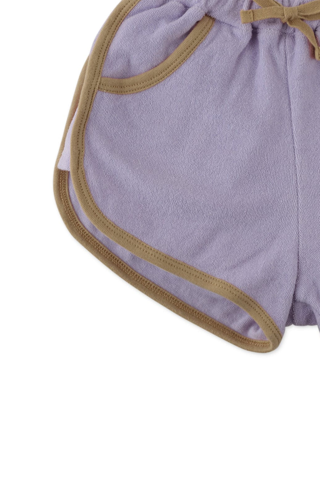 جينجرسنابس شورت سادة بفيونكة أمامية بناتي أرجواني