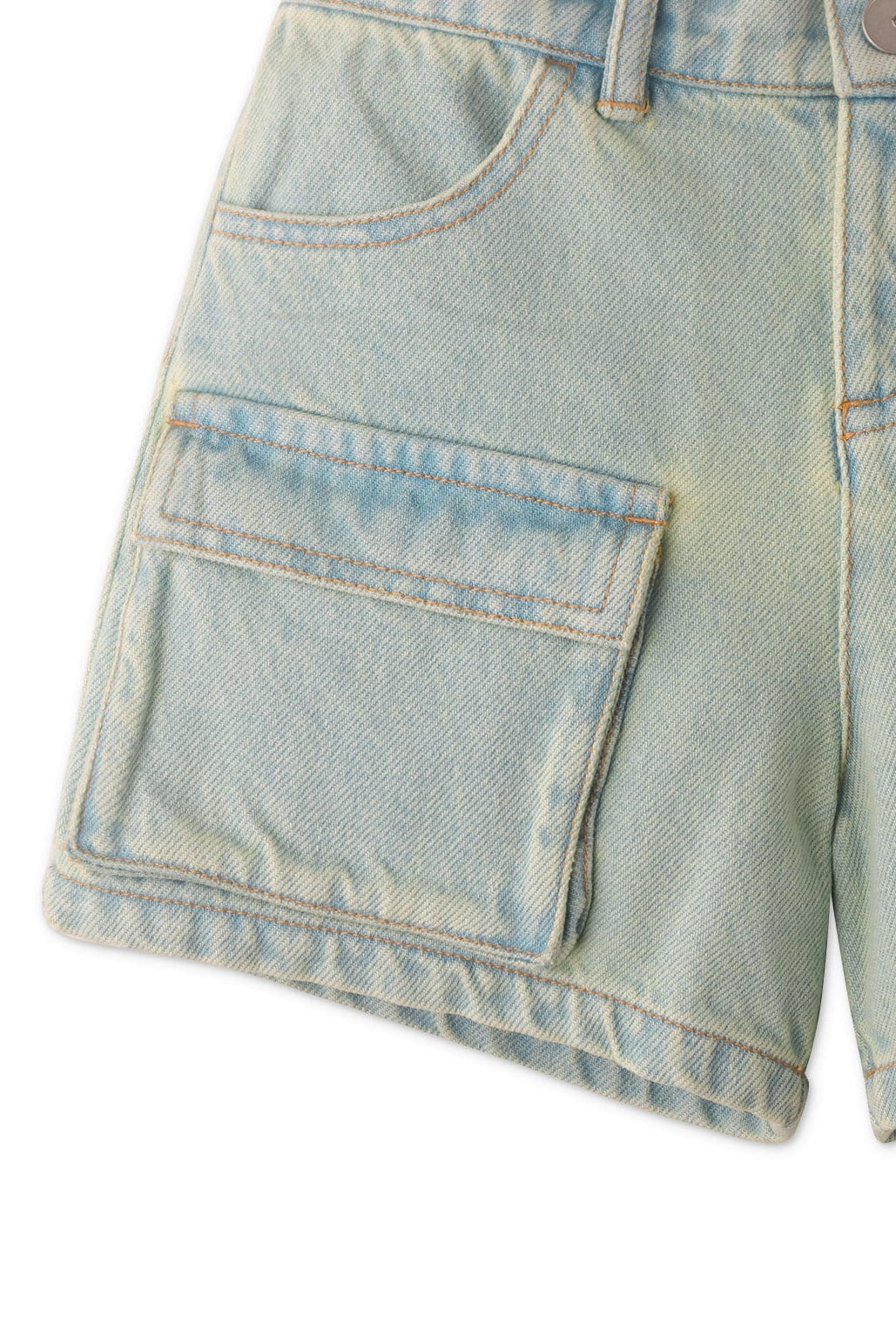 جينجرسنابس شورت بناتى بجيوب من الأمام