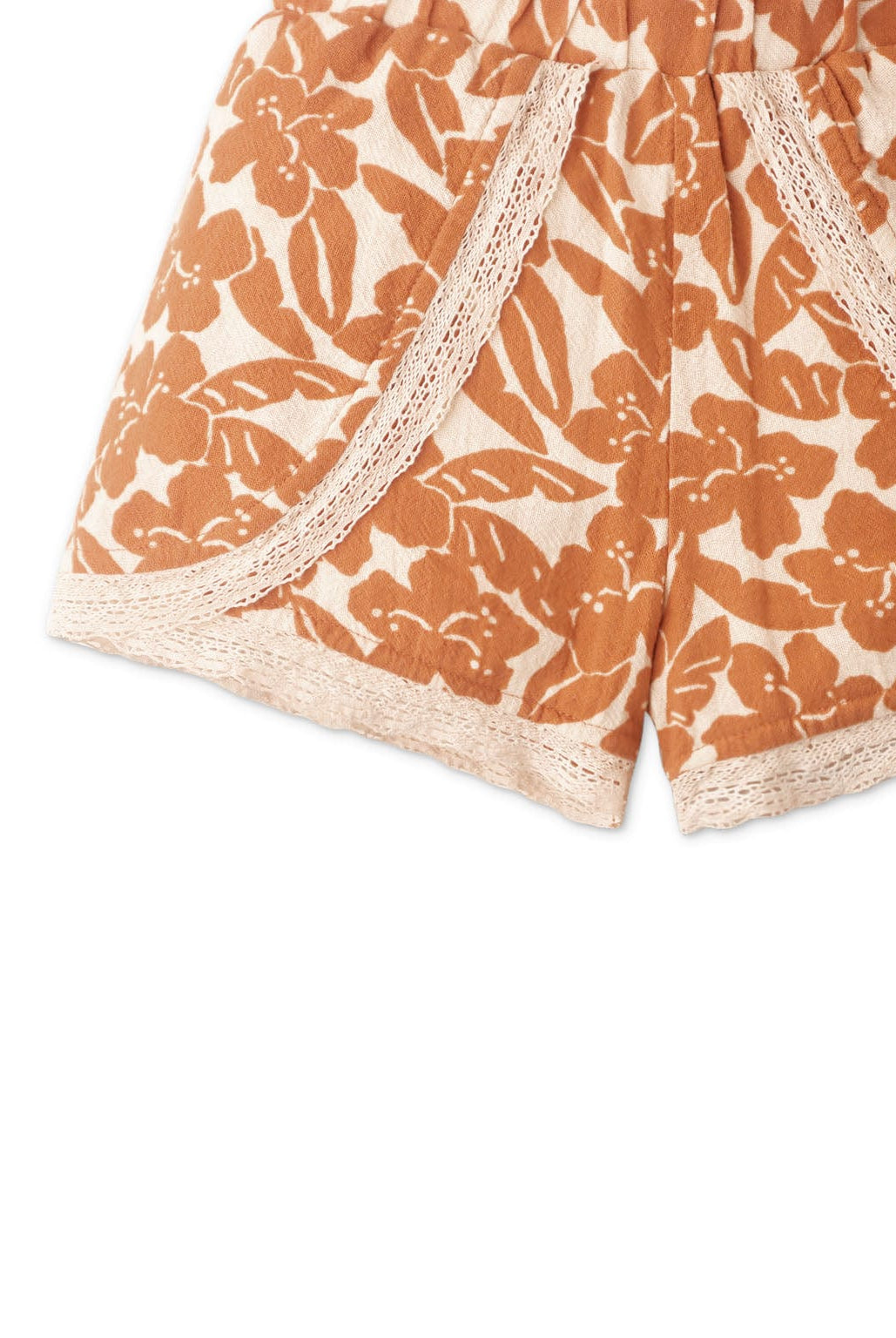 جينجرسنابس شورت منقوش بناتى