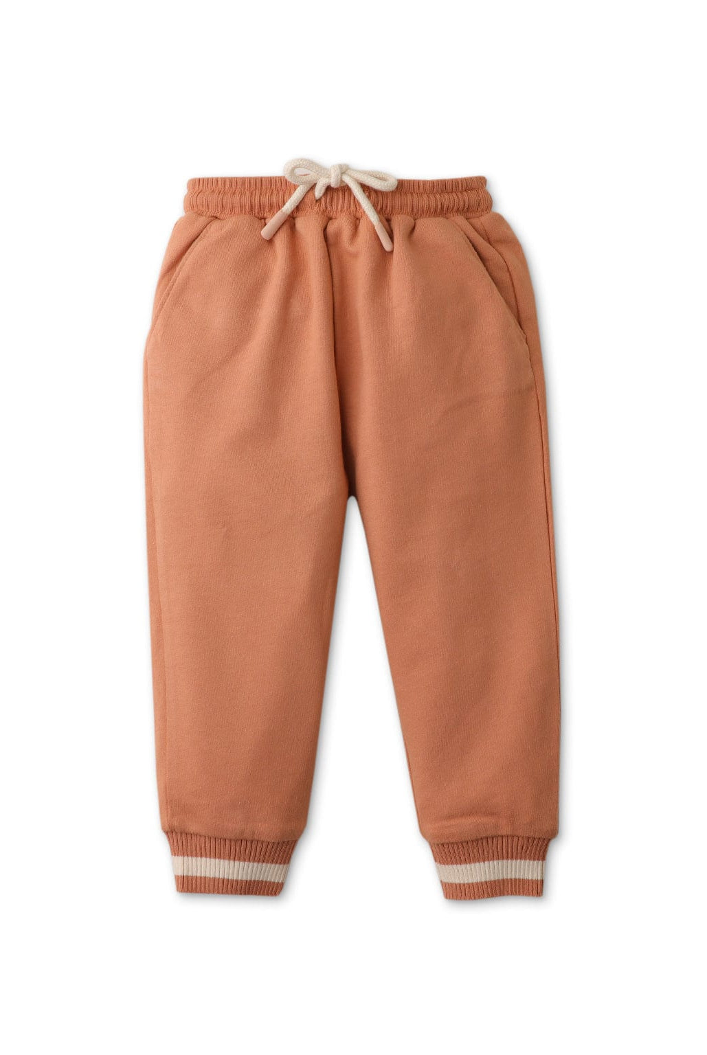 جينجرسنابس طقم بنطلون ولادي رضع سادة بجيوب خلفية بني