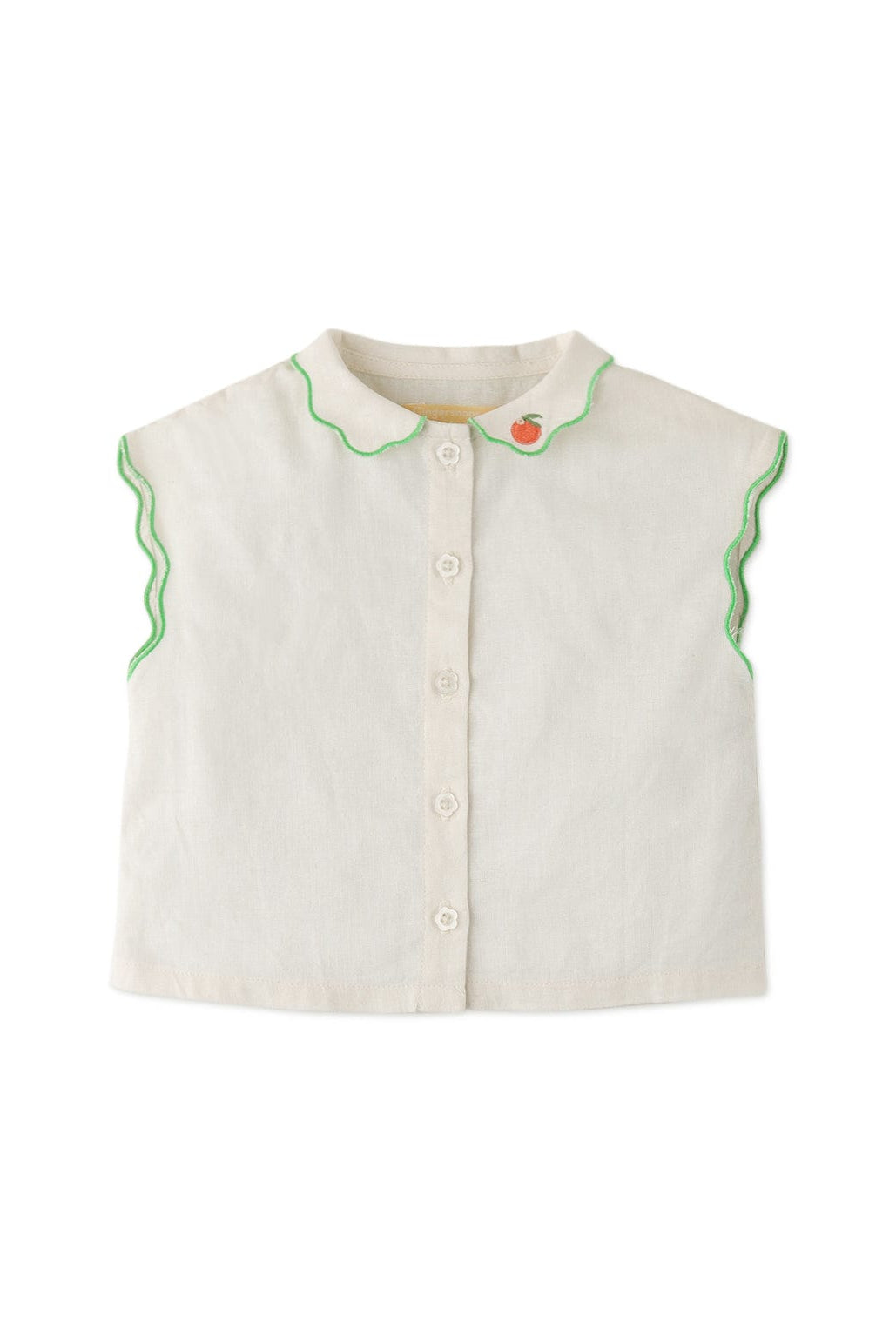 جينجرسنابس بلوزة بيبي بنات كت بازرار امامية