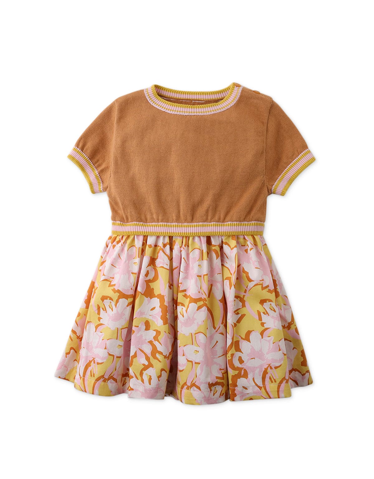 جينجرسنابس فستان بيبي بناتي بتنورة منفوشة متعدد الألوان