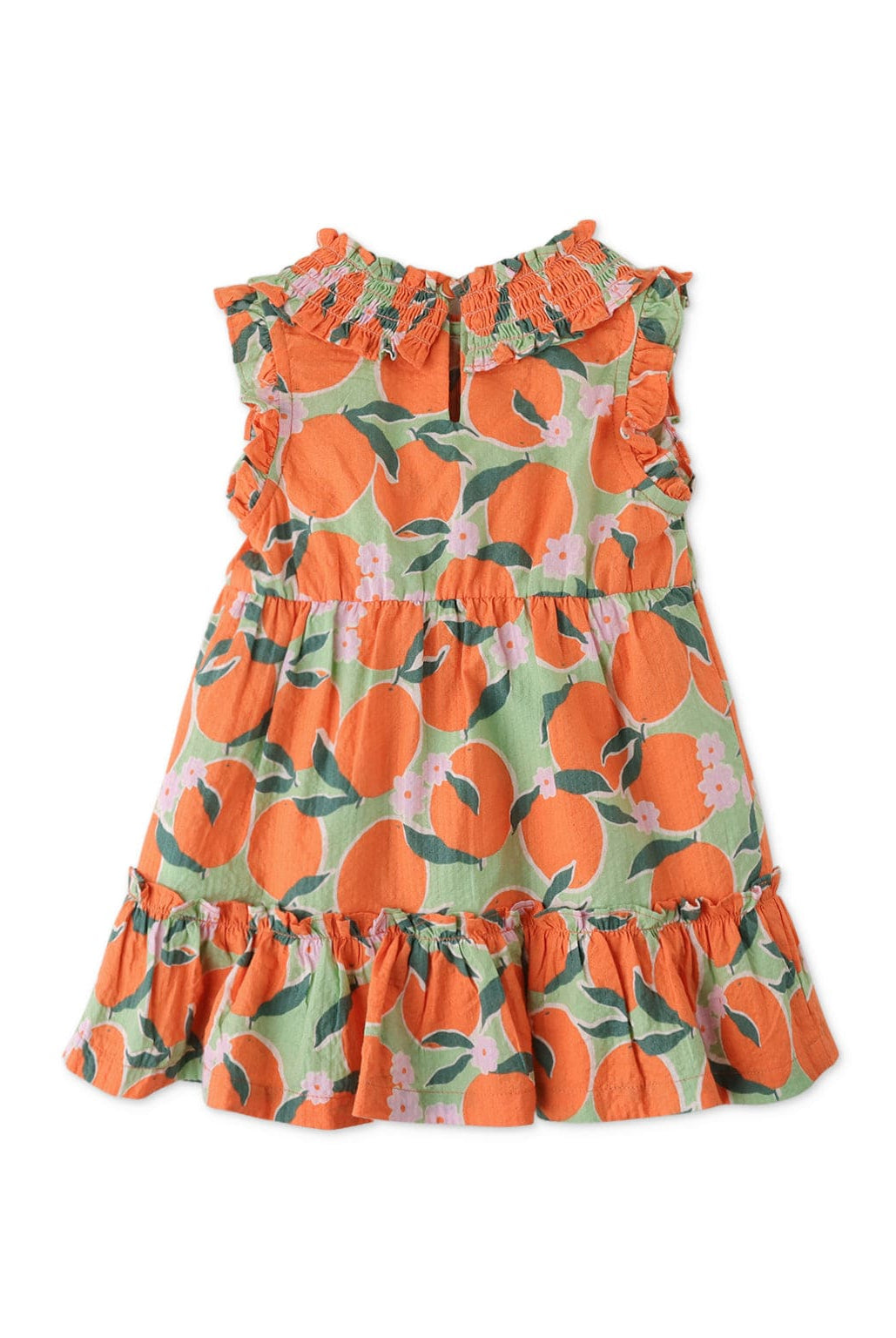 جينجرسنابس فستان بيبي بناتي مزين بنمط الفاكهة كت