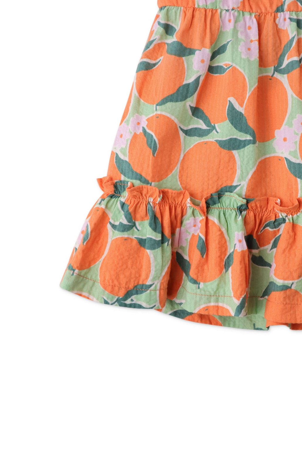 جينجرسنابس فستان بيبي بناتي مزين بنمط الفاكهة كت