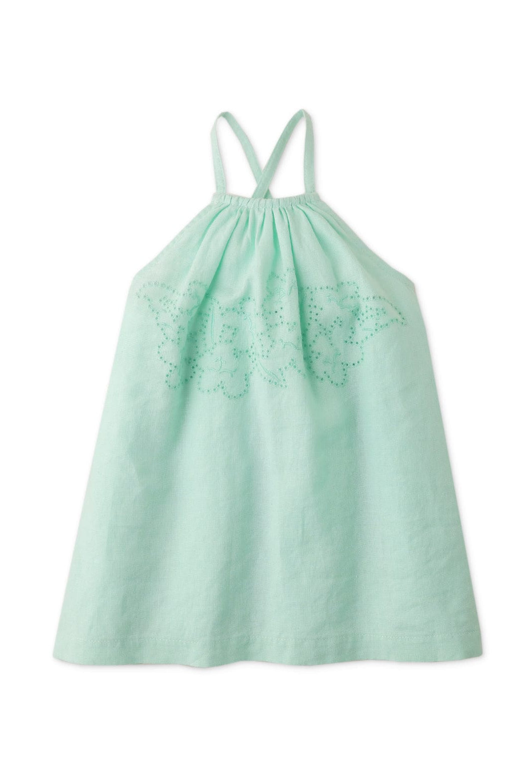 جينجرسنابس فستان بناتى رضع مطرز ورد