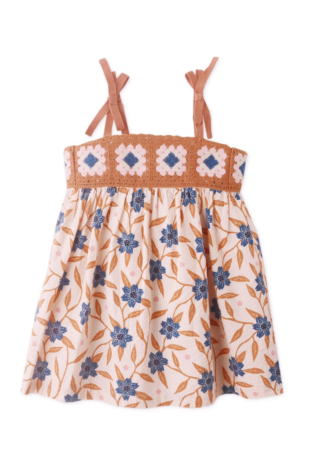 جينجرسنابس فستان رضع بطبعة بناتى