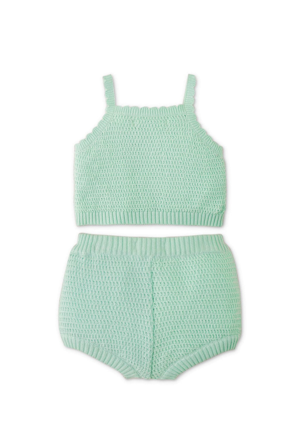 جينجرسنابس طقم مواليد مطرز بناتى