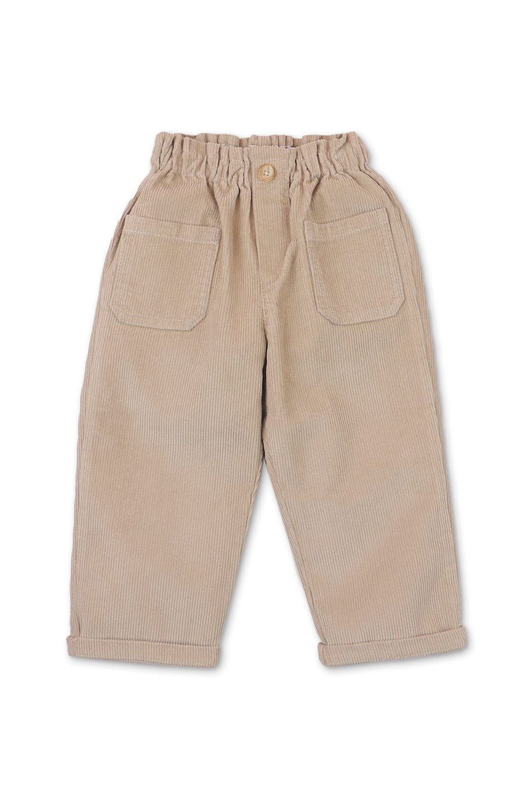 جينجرسنابس بنطلون بناتي رضع بجيوب اماميه بيج