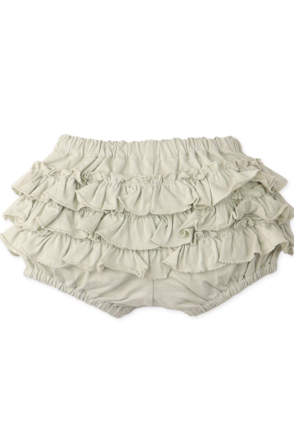 جينجرسنابس بنطلون بناتي رضع سادة بكشكشة جانبية أخضر