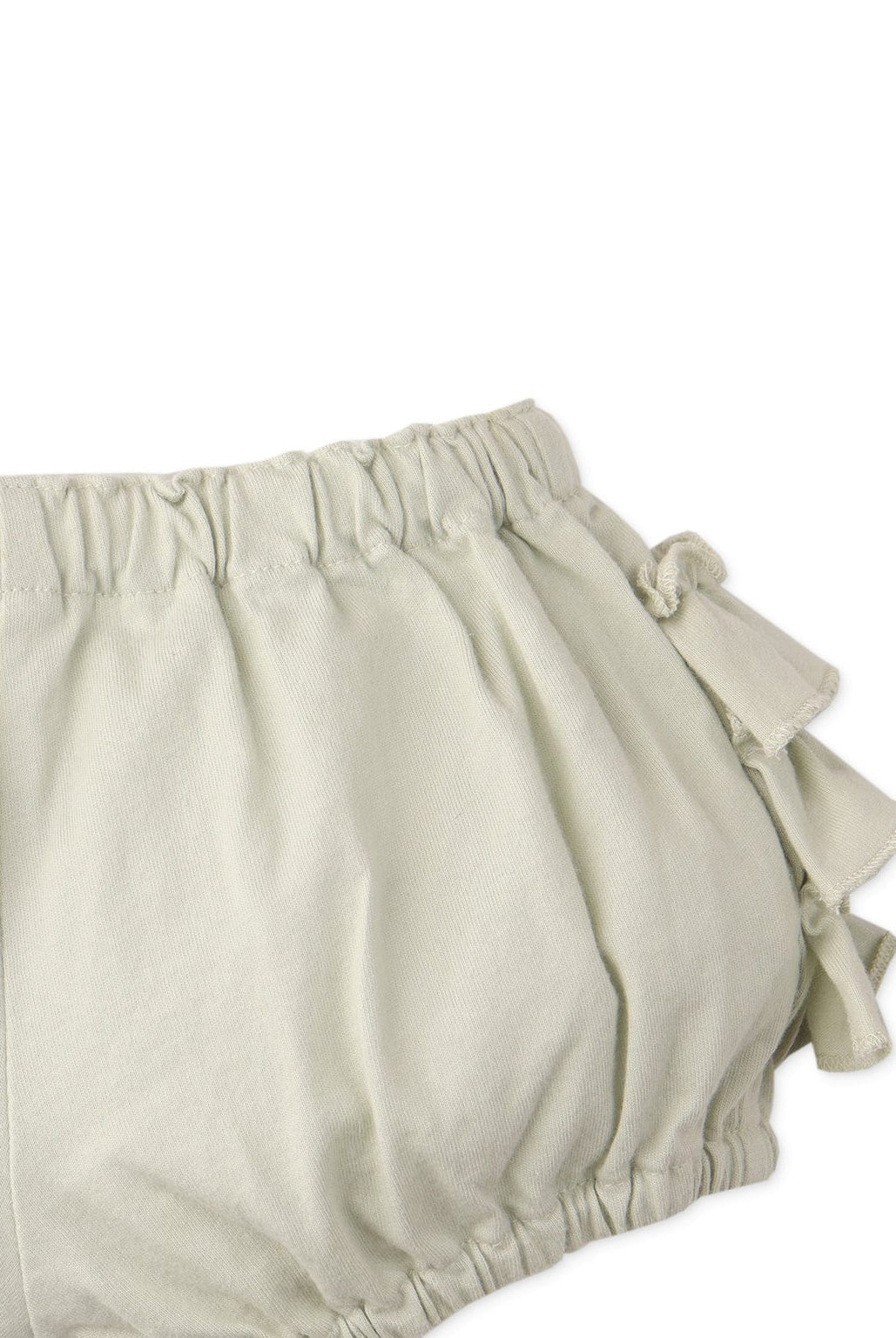 جينجرسنابس بنطلون بناتي رضع سادة بكشكشة جانبية أخضر