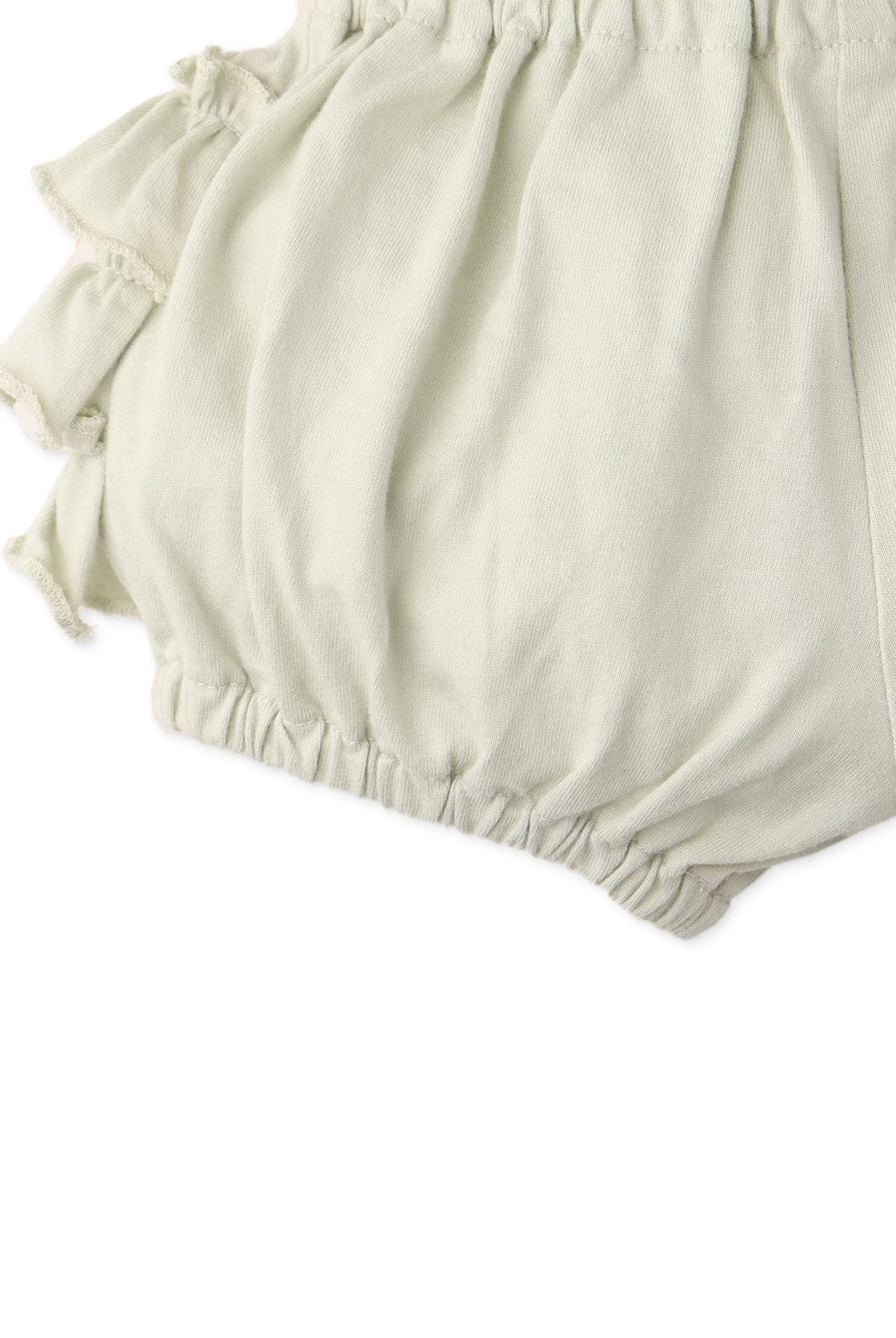 جينجرسنابس بنطلون بناتي رضع سادة بكشكشة جانبية أخضر