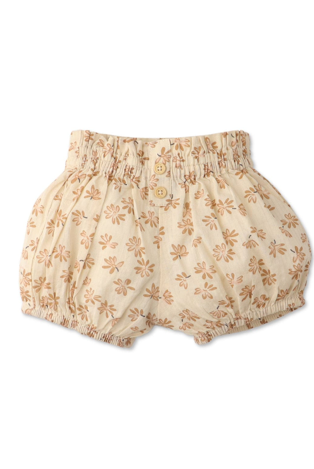 جينجرسنابس شورت منقوش اطفال بيبي بنات بزرارين أماميين متعدد الألوان