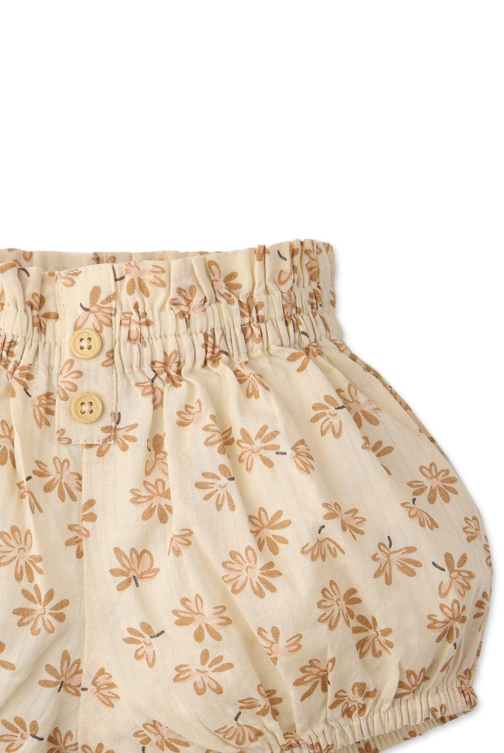 جينجرسنابس شورت منقوش اطفال بيبي بنات بزرارين أماميين متعدد الألوان