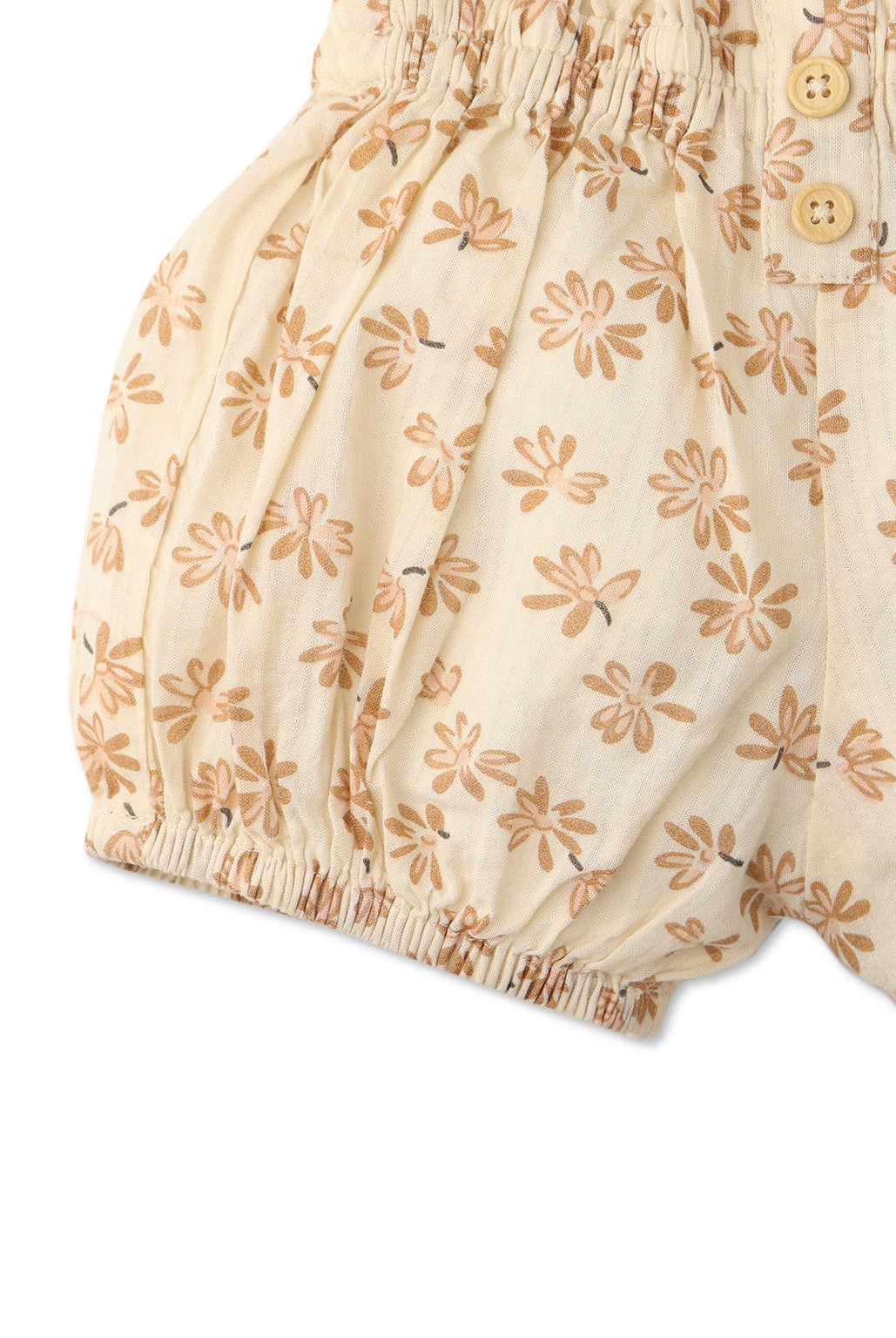 جينجرسنابس شورت منقوش اطفال بيبي بنات بزرارين أماميين متعدد الألوان