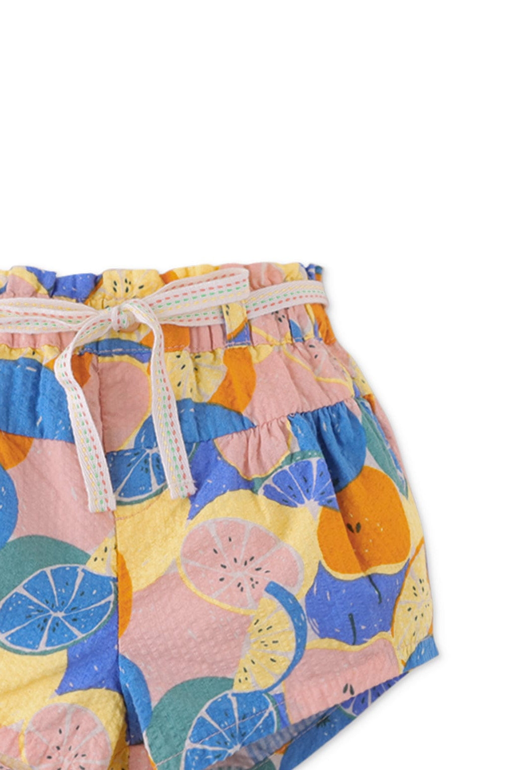 جينجرسنابس شورت بيبي بنات مزين بنمط الفاكهة