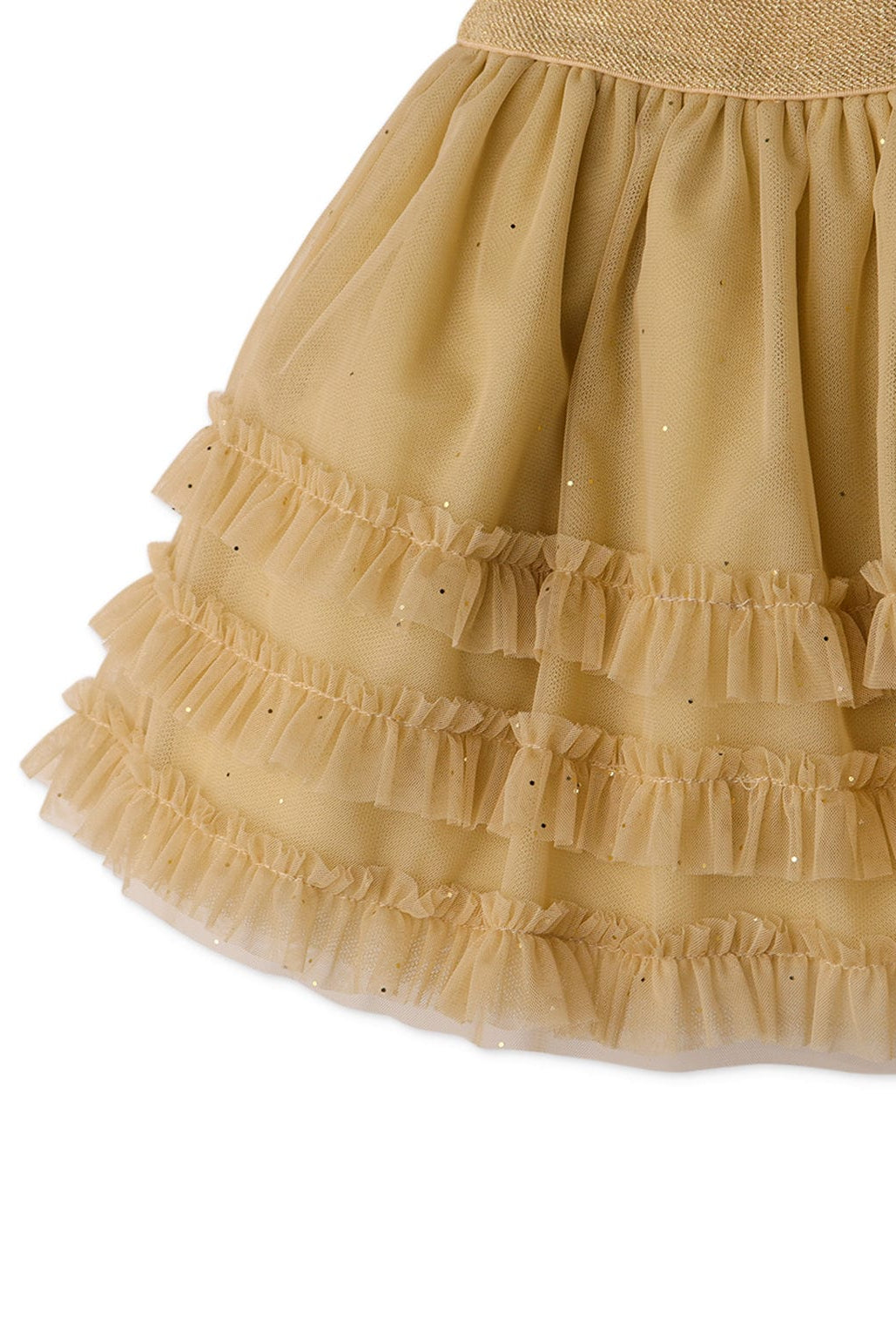 جينجرسنابس تنورة منفوشة طبقات بناتي رضع أصفر