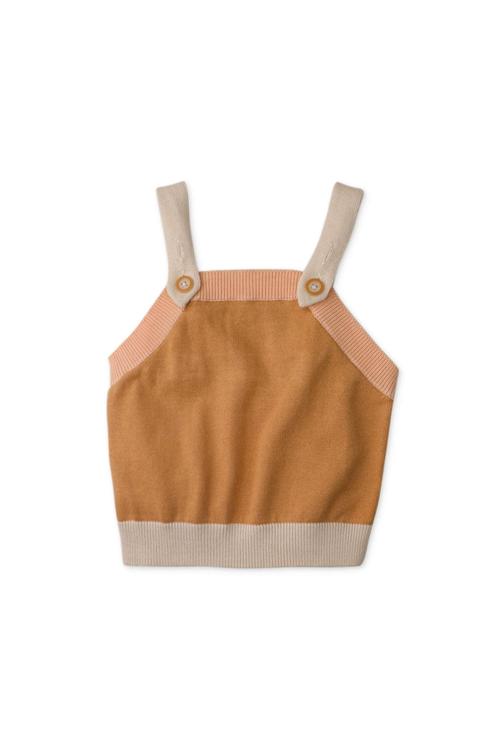 جينجرسنابس توب تانك سادة حمالات بيبي بناتي بني